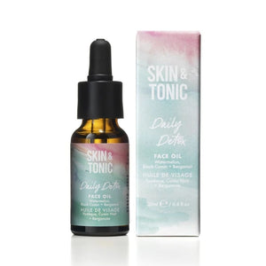 Skin &amp; Tonic Daily Detox Face Oil kasvoöljy rasvoittuvalle, epäpuhtaalle ja sekaiholle