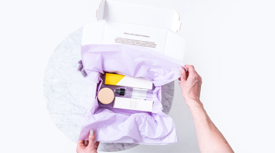 Twistbe verkkokauppa lähetys