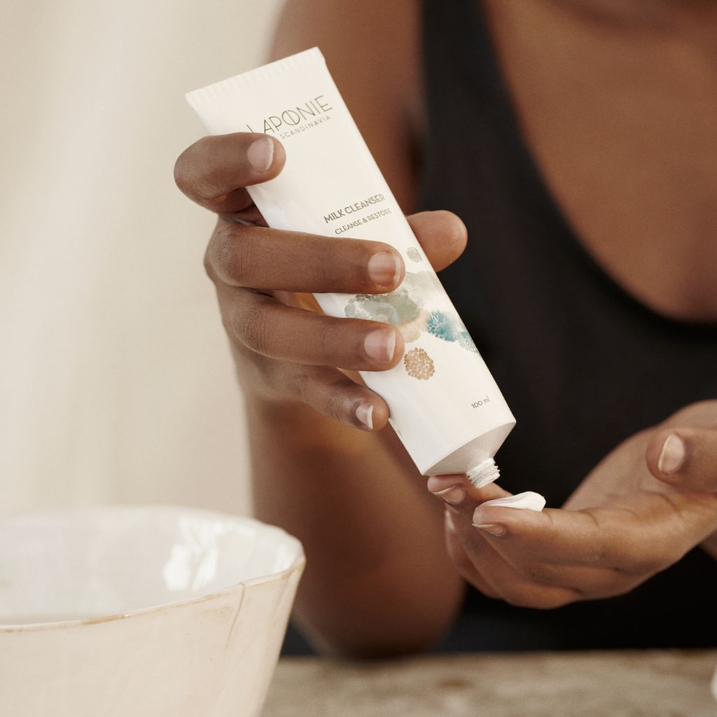 Ruusufinni-ihon puhdistus