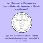 Cosmethics muovittomuus sertifikaatti