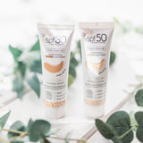 Dhyvana sävyttävä aurinkovoide kasvoille 50ml, 2 sävyä