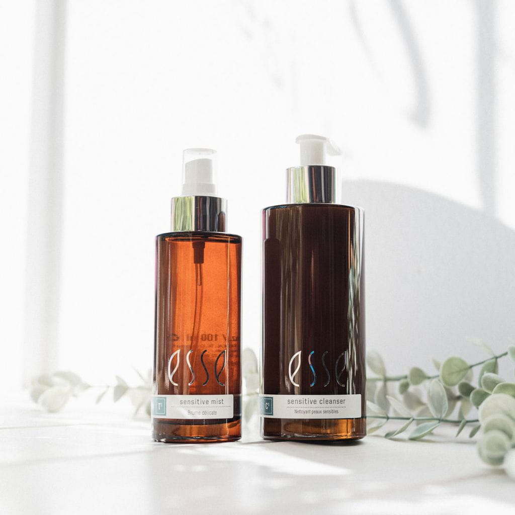 Esse Sensitive Cleanser puhdistusmaito  ja Esse Sensitive Mist kasvovesi