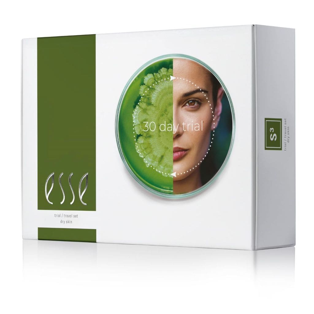 Esse kokeilupaketti kuivalle iholle