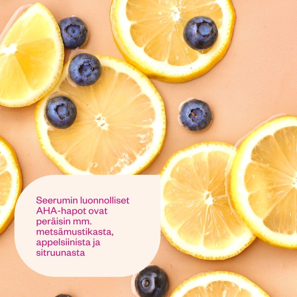 Flow Cosmetics AHA BHA seerumi raaka-aineet