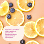 Flow Cosmetics AHA BHA seerumi raaka-aineet