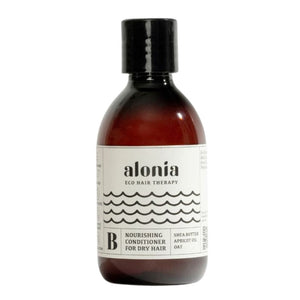 Alonia Nourishing hiustenhoitotuotteet shampoo ja hoitoaine