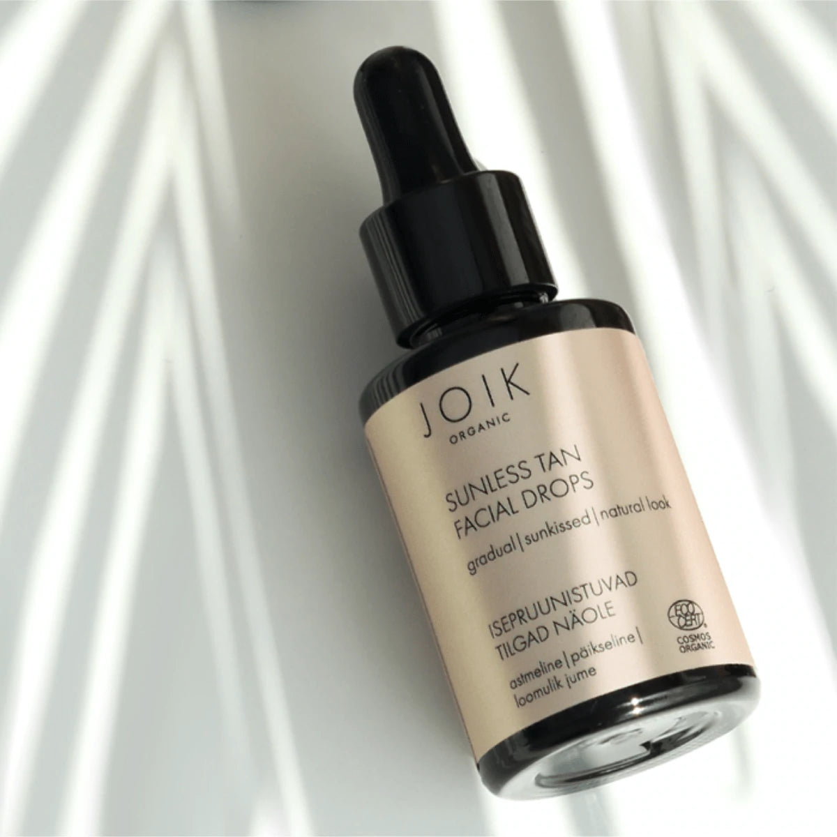 JOIK Organic Sunless Tan Facial Drops itseruskettavat tipat kasvoille