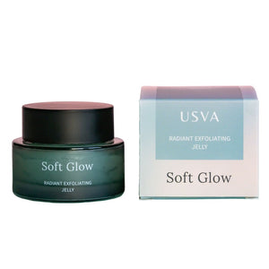 Kasvojen kuorinta Usva Soft Glow Radiant Exfoliating Jelly 50ml