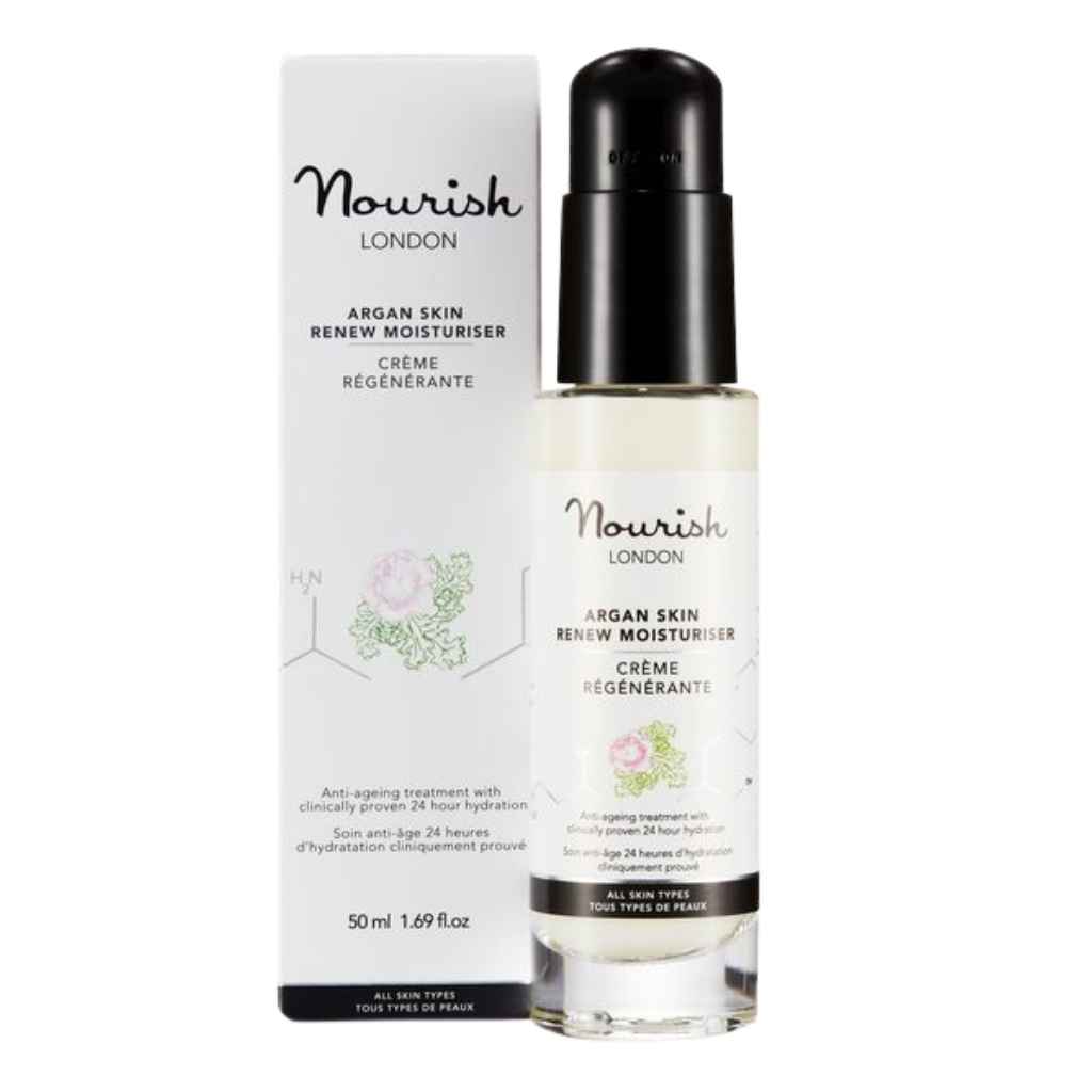Kasvovoide Nourish London Argan Skin Renew 50ml