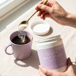 Kollageenijauhe Twistbe Skin Collagen sekoittuu kahviin