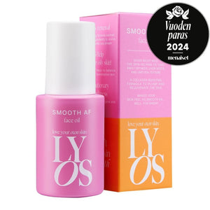 LYOS Smooth AF Face Oil kasvoöljy pakkaus