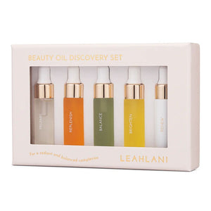 Kasvoöljy kokoelma Leahlani Beauty Oil Discovery Set