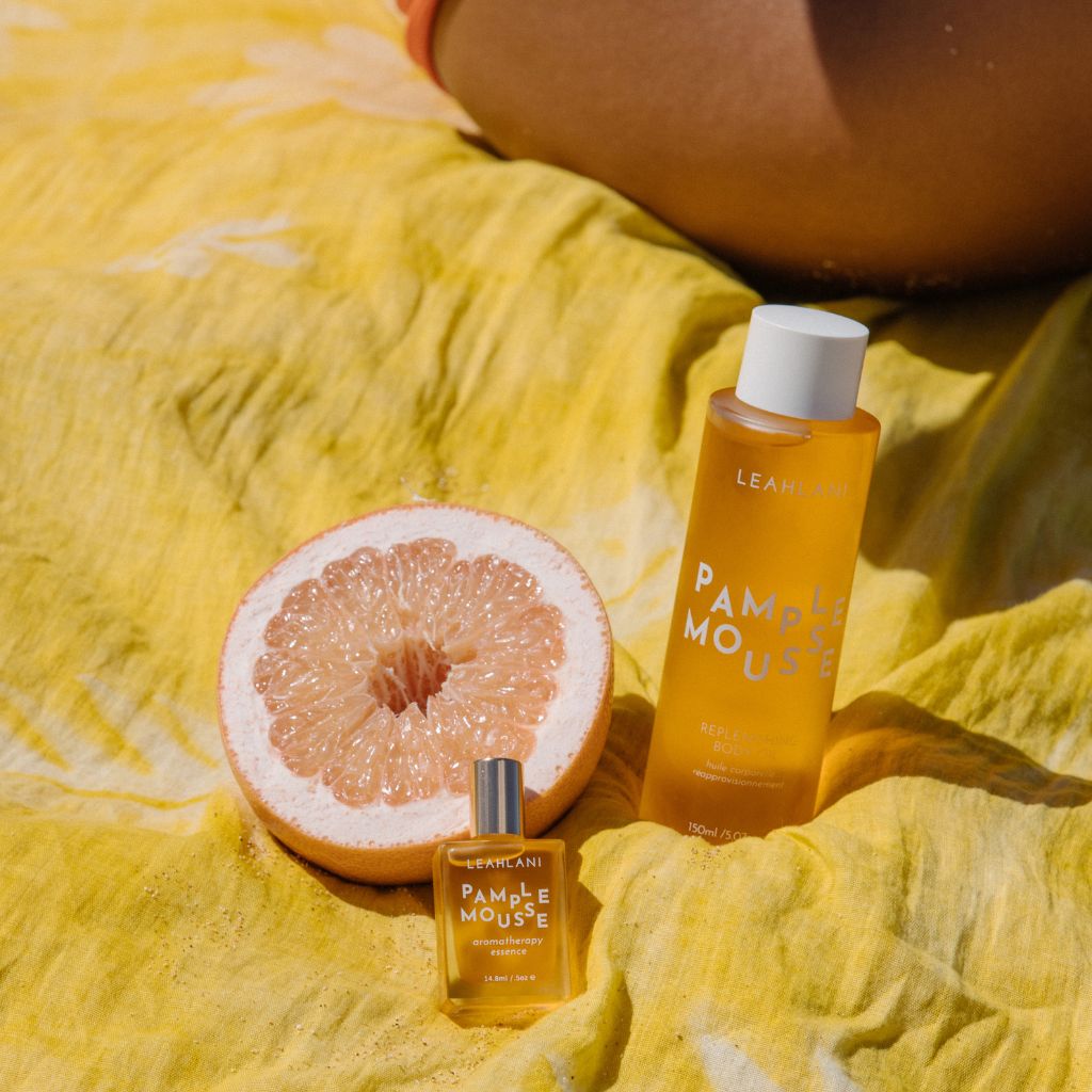 Leahlani Pamplemousse vartaloöljy ja essence