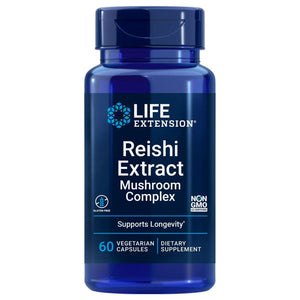 Life Extension® Reishi Extract Mushroom Complex lakkakääpä kapselit 60 kaps.