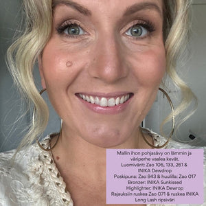 INIKA Organic Long Lash Mascara ripsiväri ruskea