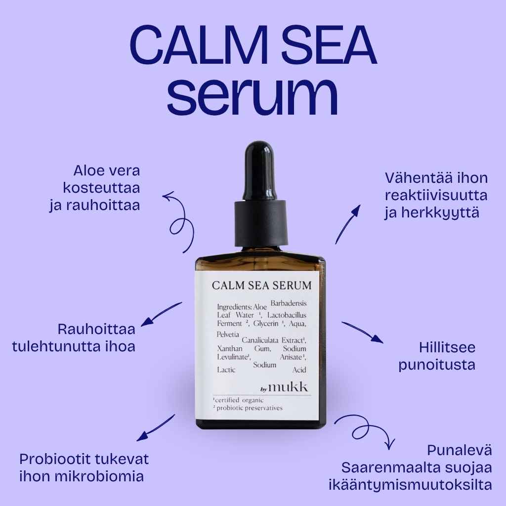 Seerumi by mukk Calm Sea Serum hyödyt