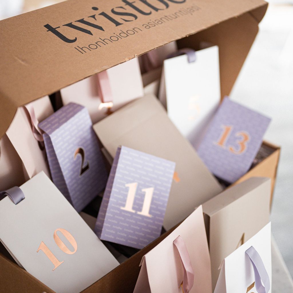 Twistbe kosmetiikka joulukalenteri