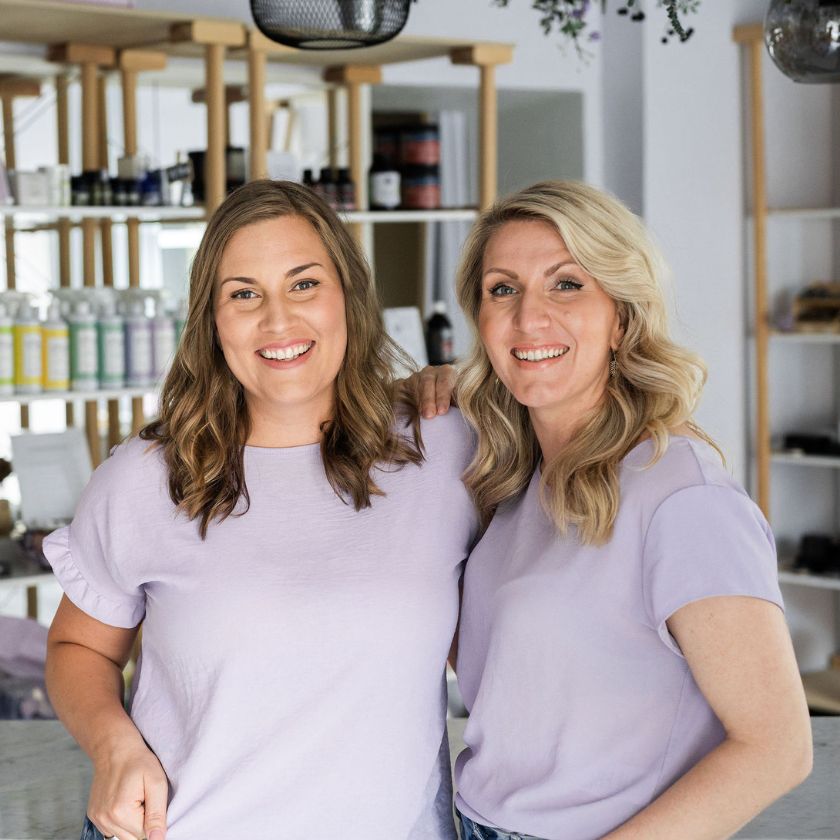 Twistben perustajat Veera ja Kati