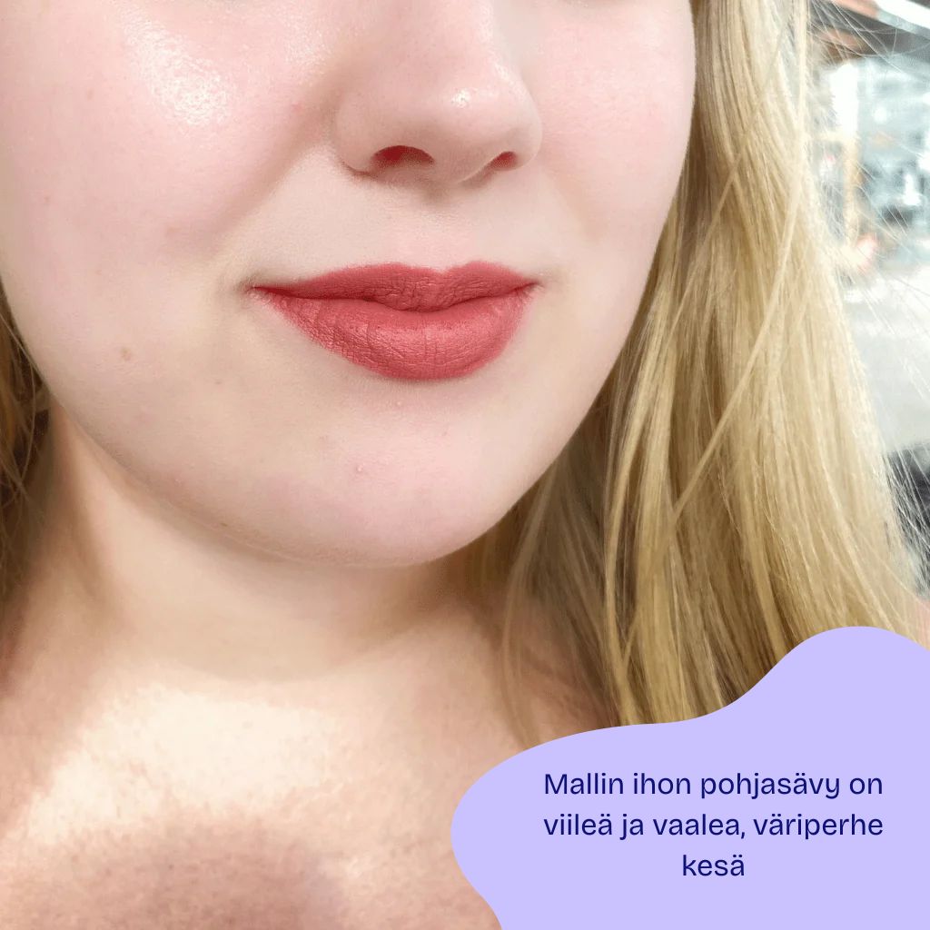 Punainen huulipuna Zao Classic Lipstick 475 Nasturtium Rose