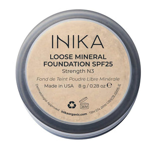 INIKA Organic Loose Mineral Foundation SPF25 mineraalimeikkipuuteri sävy Inspiration