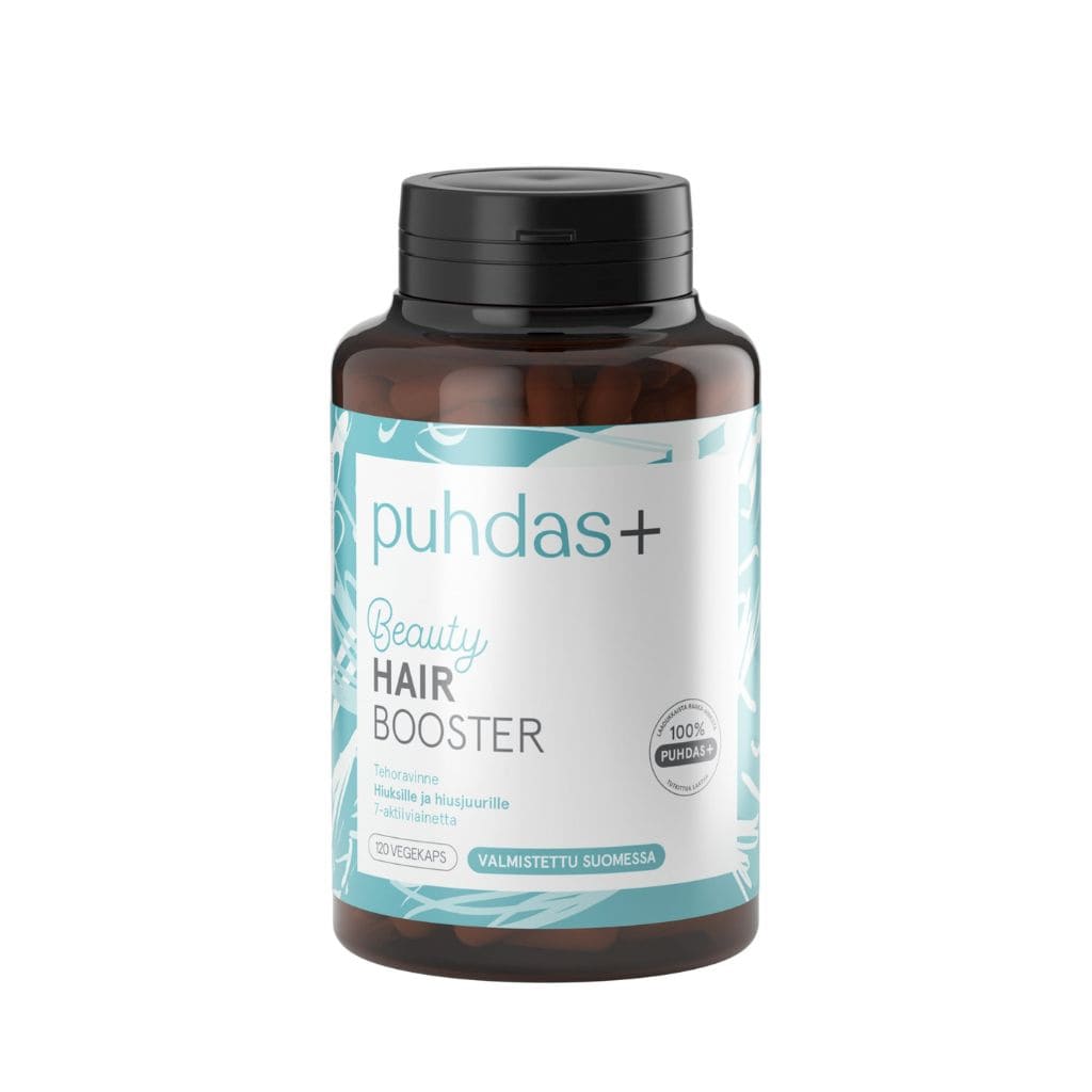 Puhdas+ Hair Booster, 120 vegekaps.