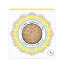 The Konjac Sponge Company Mandala Yellow Clay konjac sieni