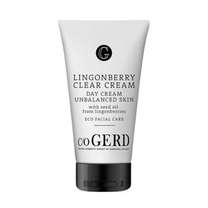 c/o GERD Lingonberry Clear Cream kosteusvoide on ihanteellinen rasvoittuvalle ja epäpuhtauksiin taipuvaiselle iholle.